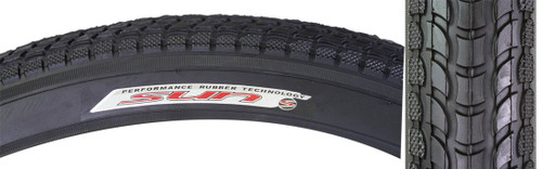 Sunlite Cruiser 24x2.125 Clincher Bike Tire Black 60412