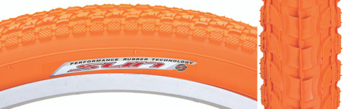 Sunlite Cruiser 927 26 x 2.125 Balloon Bicycle Tire Or/Org 59604