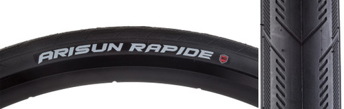 Arisun High-Performance Arisun Rapide 700c Bicycle Tire 700x25 Black TPI 60 T050210