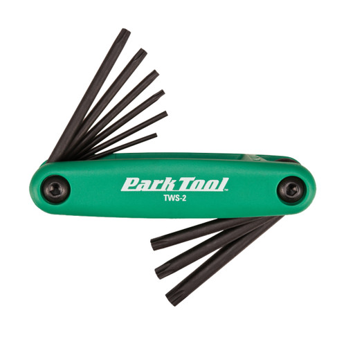 Park Tool Folding Hex Wrench Set Green/Black TWS-2