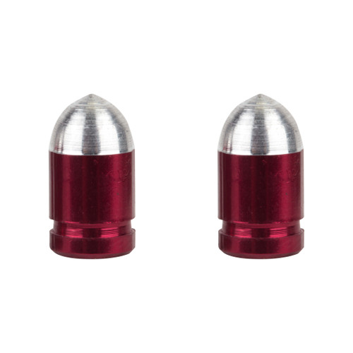 Trik Topz Presta Valve Caps Presta Bullet Red PBC-RD-2PK