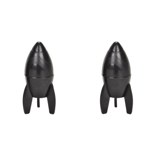 Trik Topz Presta Valve Caps Presta Rockets Black PRC-BK-2PK