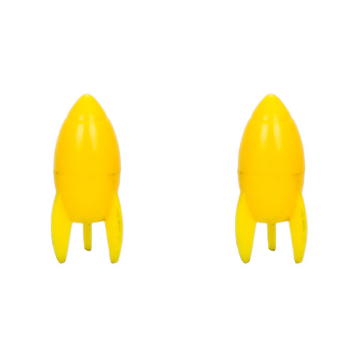 Trik Topz Presta Valve Caps Presta Rockets Yellow PRC-YL-2PK