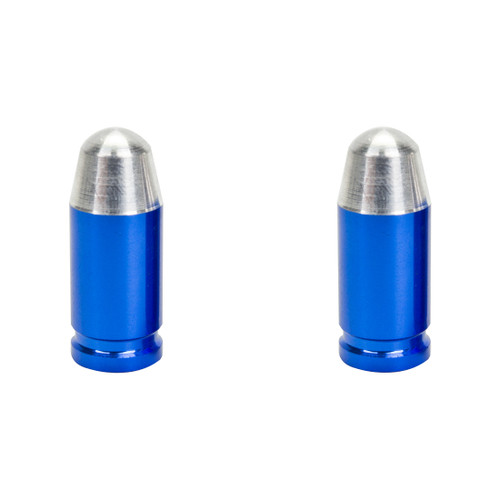 Trik Topz Bicycle Valve Caps Bullet Blue BTC-BL-2PK