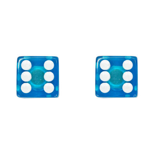 Trik Topz Bicycle Valve Caps Dice Blue DIC-CB-2PK