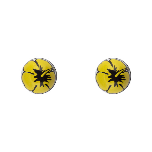 Trik Topz Bicycle Valve Caps Flower Yellow FWC-YL-2PK