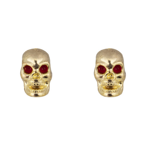 Trik Topz Bicycle Valve Caps Skull-only Gold SHC-GD-2PK
