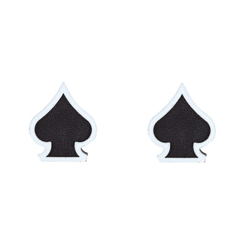 Trik Topz Bicycle Valve Caps Spades Black SDC-BK-2PK