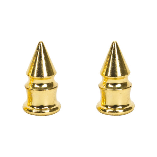 Trik Topz Bicycle Valve Caps Spikes Gold SPC-GD-2PK