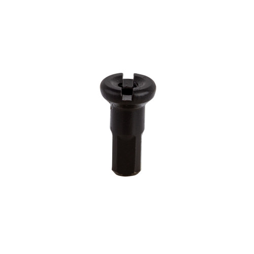 Black Brass 12g 13mm Bicycle Spoke Nipples - Standard OEM Components 56845