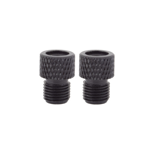 Pure Cycles Presta to Schrader Valve Pump Adapter - Aluminum Alloy, Knurled Head 430186