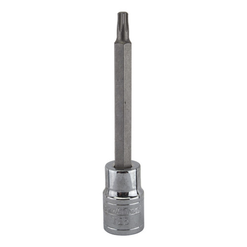 Park Tool Torx T25 Bit - Chrome Vanadium, 3/8" Drive, Long 2671