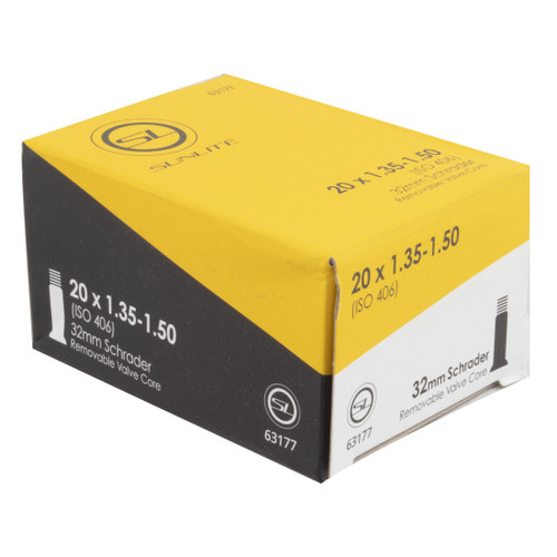 Sunlite Standard Schrader Valve for 20x1.35-1.50 Bike Tubes, 32mm Stem 63177