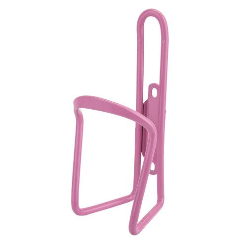 Pink Alloy Bicycle Bottle Cage - Standard Braze-On, Bulk Pack 95867