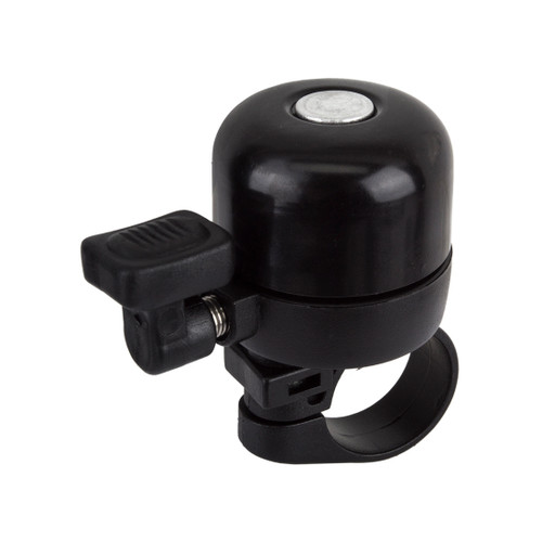 Sunlite Mini Alloy Bell - Handlebar Mount, Universal Fit, Black 95458