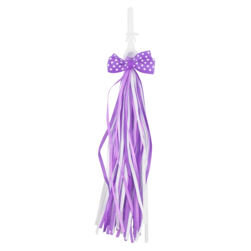 Sunlite Purple Satin Handlebar Streamers Bows - Durable Fabric and Easy Mounting 911365