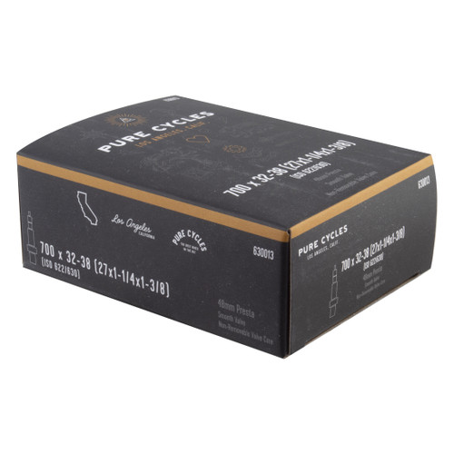 Pure Cycles 700x32-38 Presta Valve Inner Tubes - Durable, Lightweight Replacement 630013