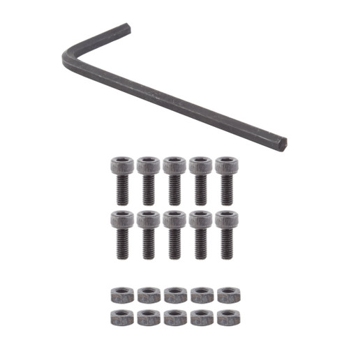 Origin8 Vex M3-8mm Black Stainless Steel Pedal Replacement Pins 410067