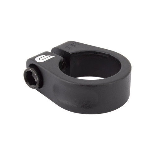 Pure Cycles Alloy 28.6mm Black Seat Post Clamp - Durable and Stylish 52691