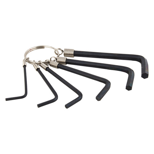 Sunlite Hex Wrench Set - Hardened Steel Allen Keys Ring Handle 62737