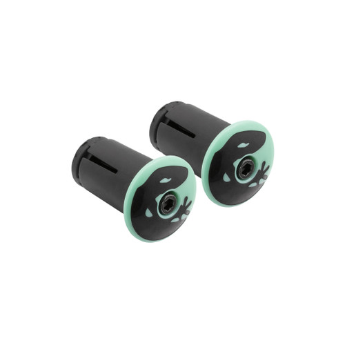 Lizard Skins DSP Bar Tape Plugs Celeste - Lightweight, Durable Alloy Cycling Accessory PLUGS175