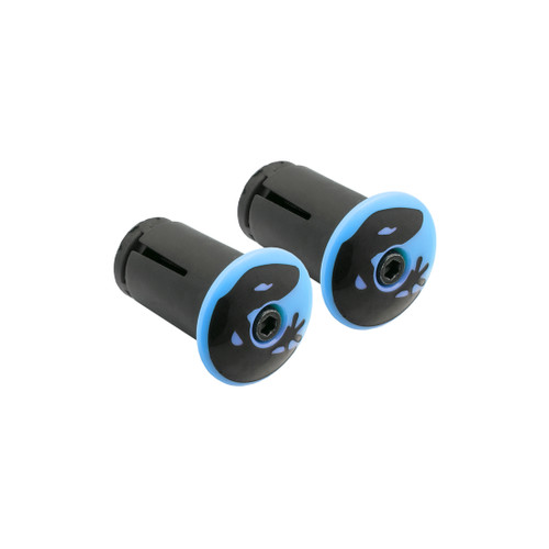 Lizard Skins DSP Bar Tape Plugs Sky Blue - Lightweight, Stylish Cycling Accessory PLUGS143