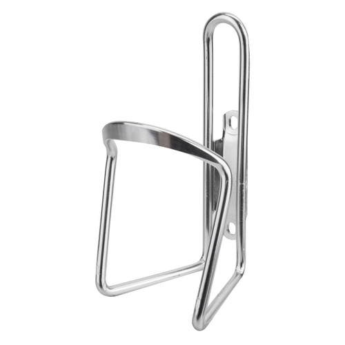 Sunlite Alloy Braze-On Bike Bottle Cage - Lightweight, Durable Silver 9124