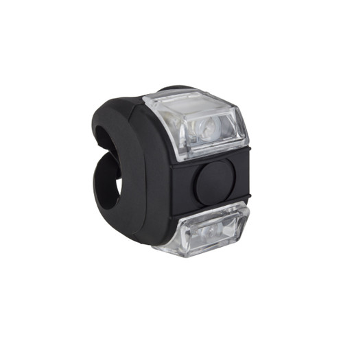 Sunlite HL-L220 OmniGrip 2-LED Bike Front Light, Waterproof, 3 Modes 98248
