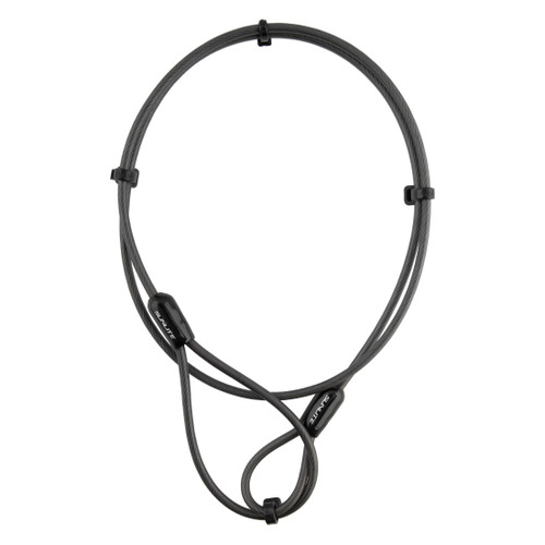 Sunlite 3mm PVC Bike Leash Cable Extra Large Loop, 2ft/6ft 39626