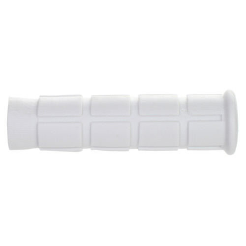 Sunlite Classic White MTB Bike Grips - Kraton Rubber, Comfortable, Durable 31870