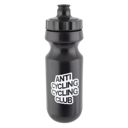 20oz Black and White BPA-Free Lightweight Cycling Water Bottle 914625