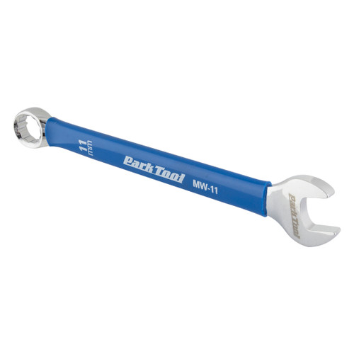Park Tool MW-11 Metric Wrench 11mm Blue Chrome Plated Vandium Steel Vinyl Handle MW-11