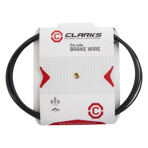Clarks Galvanized Teflon Brake Wire - MTB and Road, 3060mm, Black W5097