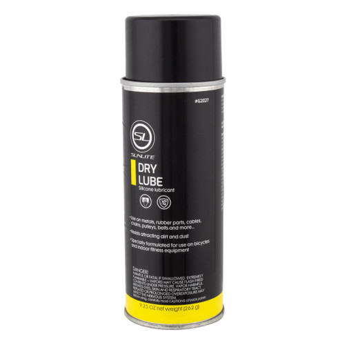 Sunlite Silicone Dry Lubricant Aerosol - Dust-Resistant Bike and Equipment 62027