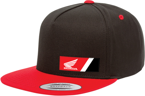 Factory Effex Honda Wedge Hat - Black/Red 23-86300