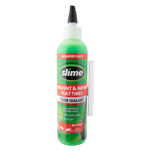 Slime Sealant 8oz Tire sealant Seals punctures up to 1/8" Stops Slow Leaks 10003