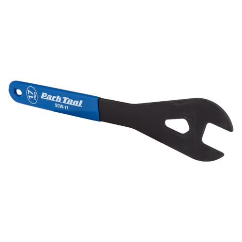 Park Tool SCW-17 Cone Wrench 17mm Vinyl Dupped Handle Y Head Phosphate Finish SCW-17