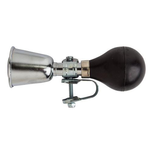 Sunlite Mini Condor Chrome Steel Squeeze Horn for Handlebar Mount 92247