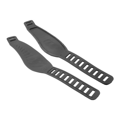 Sunlite FlatForm II Exerciser Pedal Replacement Straps - Black, 340x55mm 410206