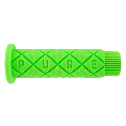 Pure Cycles Green 120mm Cushy Rubber Bike Handlebar Grips 310239