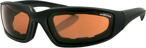 Bobster Foamerz 2 Sunglasses - Matte Black - Amber Lens ES214A