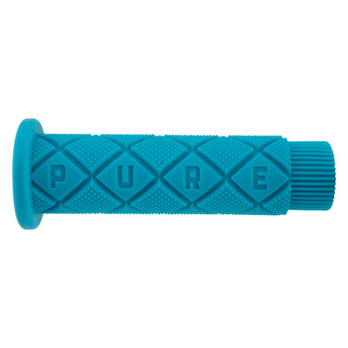 Pure Cycles Pure Grip Set Light Blue - Cushy 120mm Vibration-Absorbing Rubber Bar Grips 310238