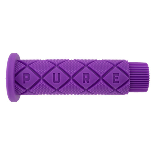 Pure Cycles Purple Comfort Grip Set - 120mm Vibration-Absorbing Rubber 310243