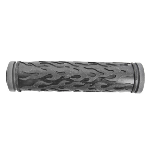 Sunlite Flame MTB Grips Black/Gray 125mm Dual-Compound Rubber 31537