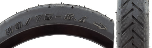 Sunlite UtiliT Scooter Tire 8.5x2 Wire Black Durable Performance 593752