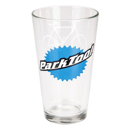 Park Tool 16oz Glass - Durable, Stylish Cycling Shop Pintware PNT-5