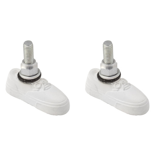 Kool-Stop Vans Brake Pads: Pair, White Looks Like A Vans Shoe KS-VW