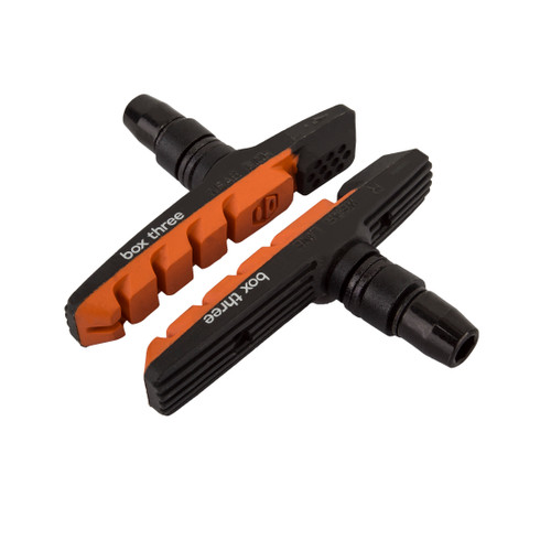Box Components Box Three Air Flow Brake Pads BOX 70mm 1 Pair Black/Orange BX-BP17AIRB3-OR