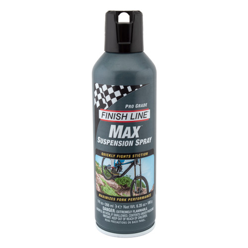 Finish Line Max Suspension Spray Lubricant - Silicone, Anti-Stiction for Forks SK0090101