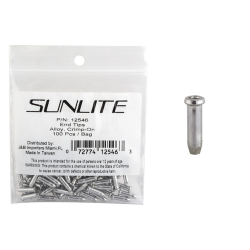 Sunlite Cable Tips Silver Silver 12546